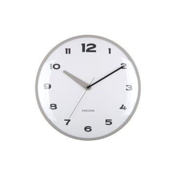 Nástenné hodiny Brisk Dome Karlsson KA6028GY, 40cm